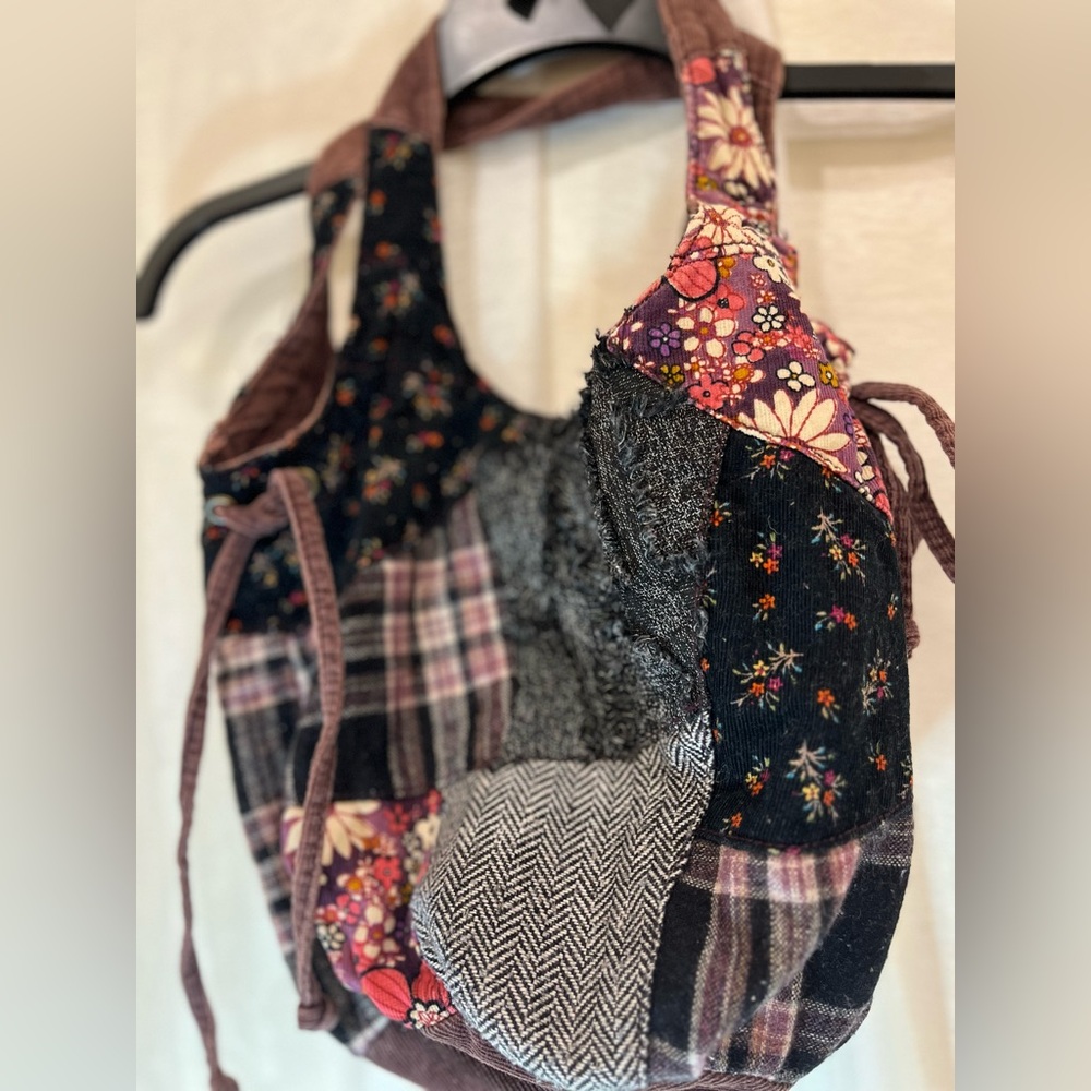 Anchorblue Patchwork Bucket Bag Boho Purse - Picture 2 of 5